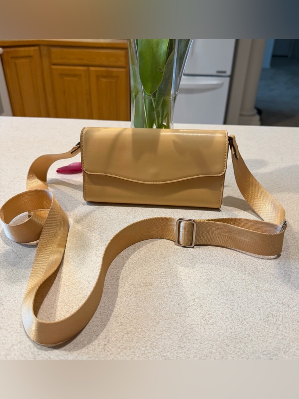 A New day Crossbody Shoulder Bag with Wide Strap